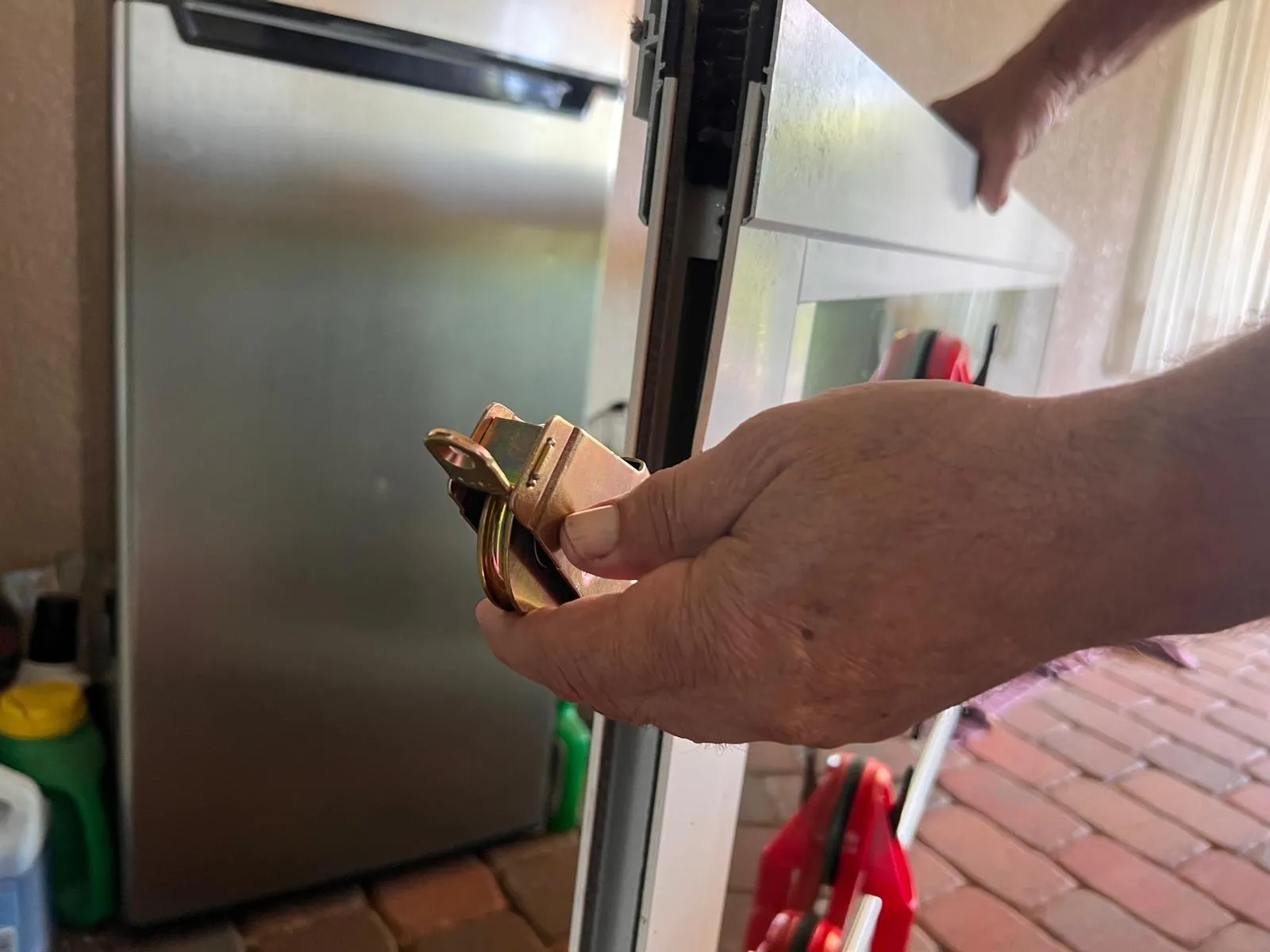 Roller replacement service for smooth sliding door operation